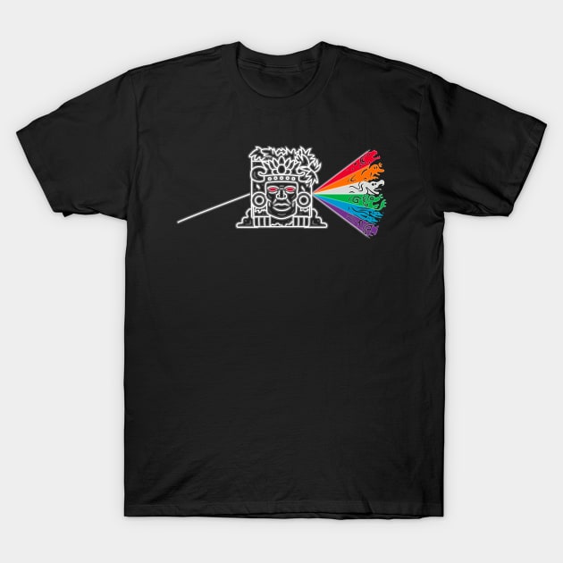 Dark Side of the Temple! T-Shirt by Raffiti